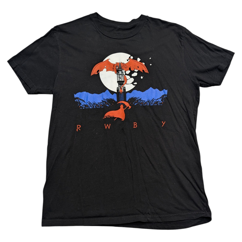 Mid 2000 RWBY: Grim Eclipse Gaming Featuring The Wyvern / Grimm Dragon T shirt